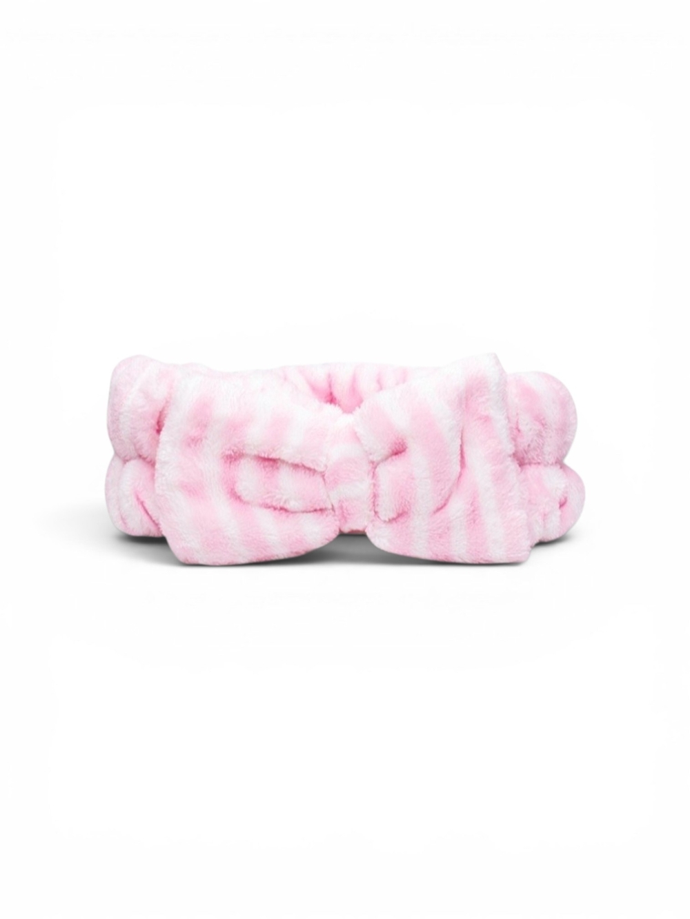 LA•LA Plush Spa Headband - Light Pink - Picture 2 of 3